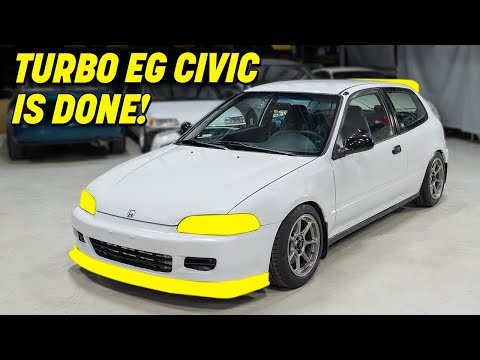 TurboCharging an EG Honda Civic - OEM+ Exterior Makeover | PT6