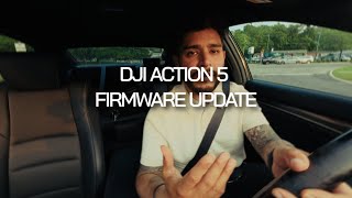 New DJI Action 5  Firmware Update Normal Color 10Bit Footage Test