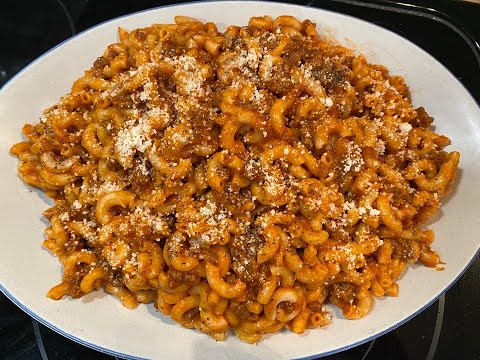 American Chop Suey Recipe ~ With Tomato Soup!