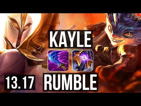 KAYLE vs RUMBLE (TOP) | 66% winrate, 2/3/13 | KR Master | 13.17