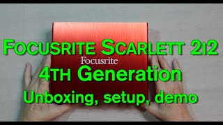 Video thumbnail for FocusRite Scarlett 2i2 4th Gen - unboxing, setup, demo by Deb Erney (DebErneydotcom)