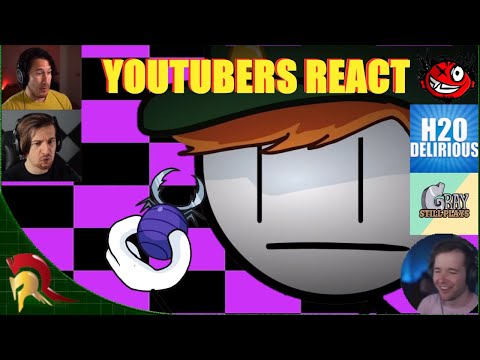 Youtubers React To The Henry Stickmin Collection Corrupt Tic Fail | Completing The Mission