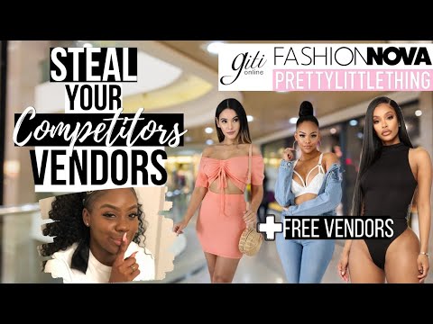 Part of a video titled TIPS FOR FINDING VENDORS FOR YOUR BOUTIQUE | HOW TO ...