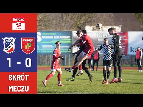 Skrót meczu Betclic 3. Ligi grupy II: Wda Świecie - Wikęd Luzino (1:0)