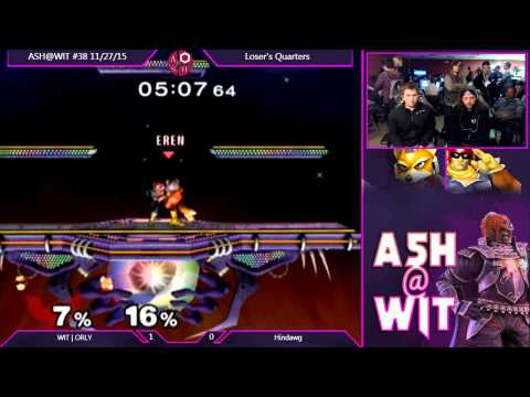 WIT | ORLY (Falcon) vs Hindawg (Falco) - ASH@WIT #38 Melee Loser's Quarters