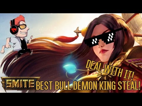 EPIC Moment - Best Bull Demon King Steal Ever! - SMITE Highlight