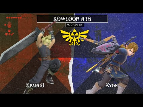 KOWLOON #16 | Sparg0 (Cloud) Vs. Kyon キョン (Link) - Pools, Winner's Quarter-Finals