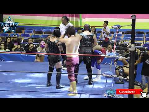 Puma de Oro/Legendario/Dick Angelo 3G vs Spider Fly/Tonalli/Aster Boy IWRG/DVO. PAVÓN