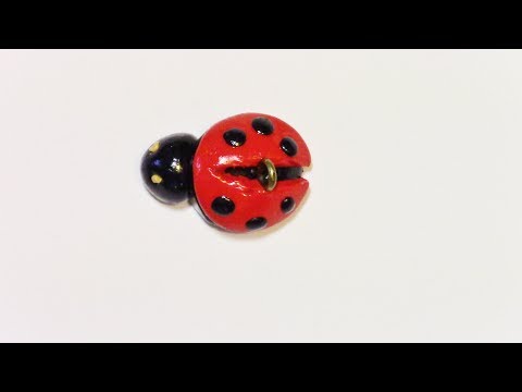 🐞  Polymer Clay Ladybug Charm Tutorial  🐞