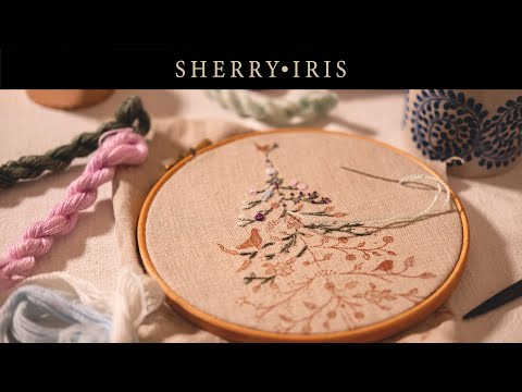 A New Floral Tree Embroidery | Being in Touch With Nature in 2026