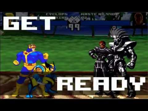 Oro's EVE MUGEN Battle #35 - Team X-Men vs 02 and Waste 440