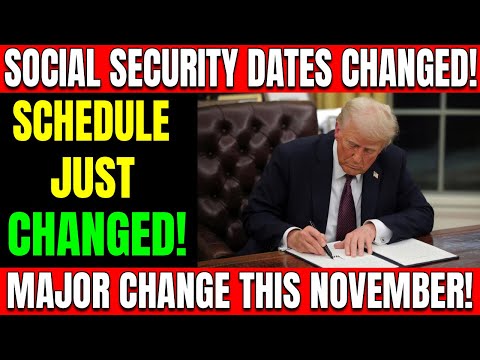 ⚠️ ATTENTION SENIORS: Social Security Payments NOVEMBER 2025 – Major Schedule Changes You MUST See!