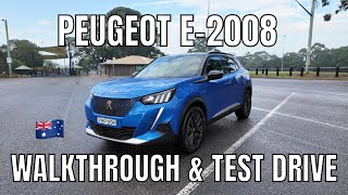 Electric Peugeot e-2008 GT Australia Walkthrough and Test Drive