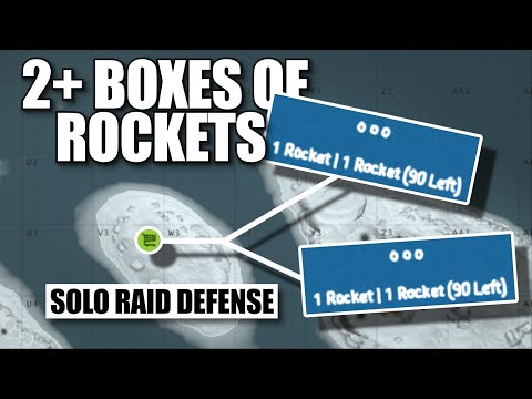 THIS CLAN USED 2+ BOXES OF ROCKETS TO RAID ME [11+ vs 1 Raid Defense] | Solo Rust (5 of 5)