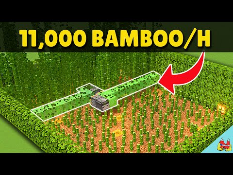 INSANE 11000+ Bamboo Farm in Minecraft 1.20+
