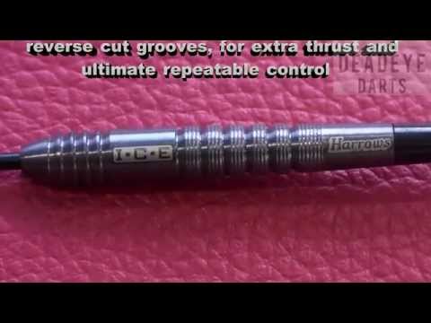 Harrows Black ICE 26 gram 90% Tungsten Darts - Code BICE26