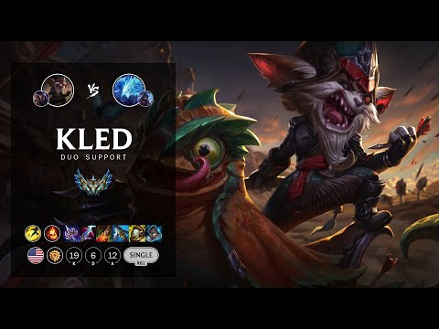 Kled Support vs Anivia - NA Challenger Patch 12.7