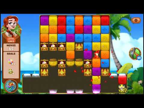 Lost Island Blast Adventure Level 1962 - NO BOOSTERS 🏝️ | SKILLGAMING ✔️