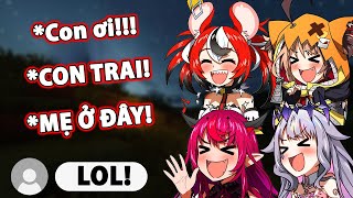 Bae giả lập làm mẹ trong game kinh dị...【Hololive Vietsub】