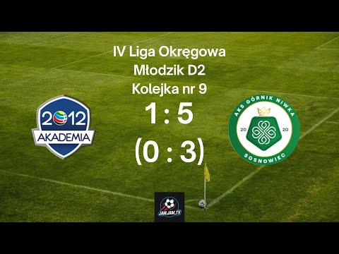 Akademia 2012 Jaworzno - AKS Niwka 1:5 (0:3) Młodzik D2 (skrót)