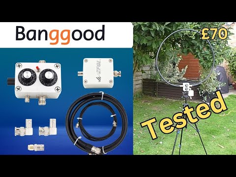 Cheapest Mag Loop Antenna on Banggood.  But will it transmit ?