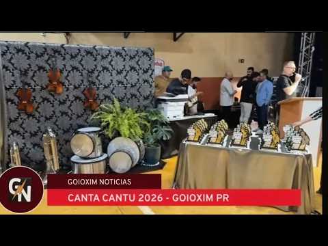 ENTREGA DE PREMIAÇÃO - FINAL CANTA CANTU 2026 - GOIOXIM PR
