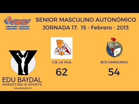 JORNADA 17. CLUB BASKET LA VILA - SCD CAROLINAS BALONCESTO