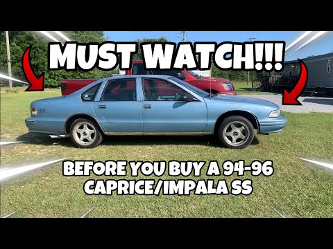 WATCH THIS BEFORE YOU BUY A 94-96 CAPRICE/IMPALA SS!!!