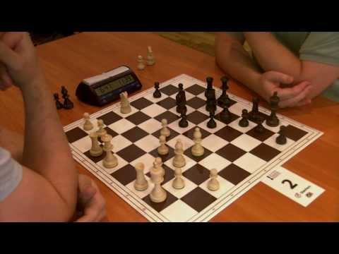 Lauris Laimins - GM Alexei Shirov, Rapid chess, Queen's opening