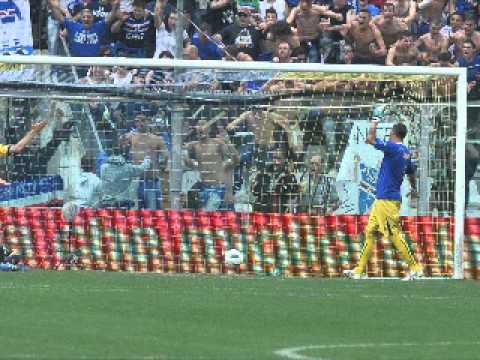 Modena-Sampdoria 0-2. Gol di Pozzi