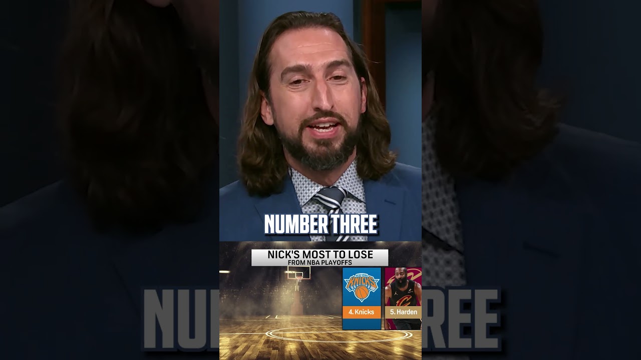 James Harden has the most to lose in the #NBA Playoffs, according to Nick 😅#JamesHarden #NBAPlayoffs