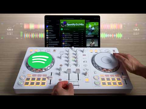 Pro DJ Does INSANE Spotify Mix on White DDJ-FLX4 & djay Pro