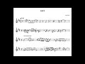 Laura - Sidney Bechet (Bb transcription)