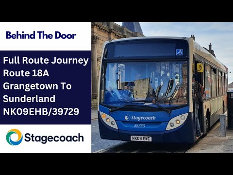 Behind The Door: Route 18A | NK09EHB/39729 - Stagecoach North East: MAN 14.240LF/ADL Enviro 200