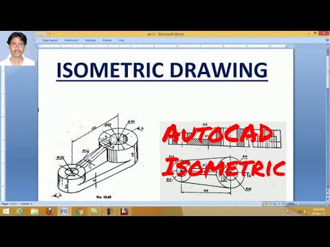 AUTOCAD ISOMETRIC DRAWING(04) / Soumen Sir