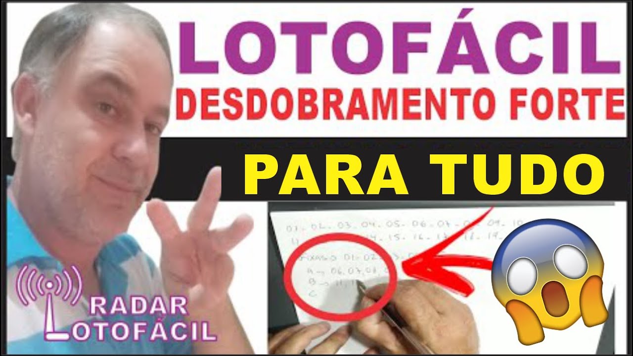 Muito Forte Este Desdobramento Para Lotofácil