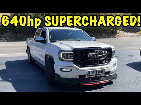 640hp! Supercharged GMC Denali w/ HEADERS & STAINLESS WORKS!