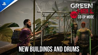 Green Hell VR - New Buildings & Drums | PS VR2 Games Trailer