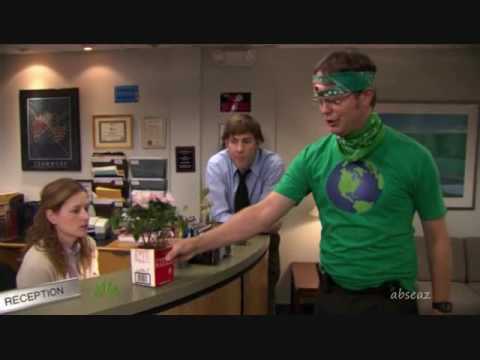 Recyclop and Dwight: Funny Clip from The Office #4
