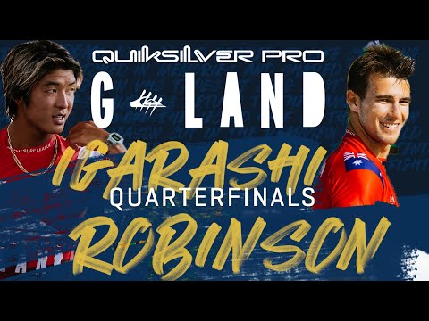 Kanoa Igarashi vs Jack Robinson | Quiksilver Pro G-Land - Quarterfinals Heat Replay