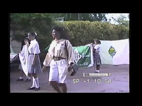 Caucasia antioquia en 1992, desfile estudiantil.