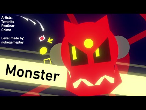 Monster | Teminite, PsoGnar, Chime (Project Arrhythmia level made by nukegameplay)