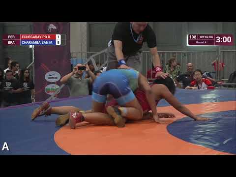 Round 4 WW - 62 kg: D. ECHEGARAY PR (PER) v. M. CHARAMBA SAN (BRA)
