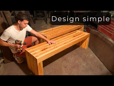 Why doesn't everyone make this bench? (DIY woodworking project)