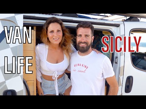 VAN LIFE SICILY BEGINS! EXPLORING ITALY with LUCA & SARA - TAORMINA