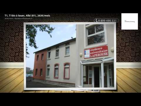 T1, T1bis à louer, Albi (81), 263€/mois