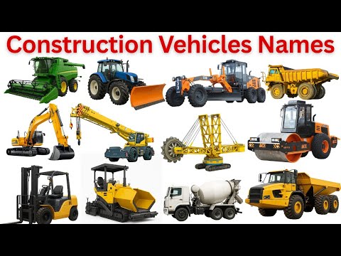 20 Amazing Construction Vehicles for Kids 🚜 | Learn Names & Fun Facts!"