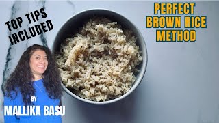 The BEST fluffy brown rice method!