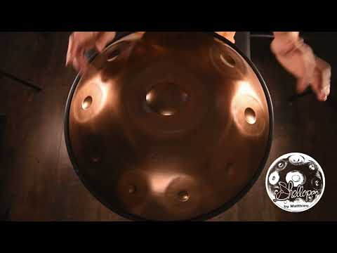 B2 "Shellopango Octatonic" 17 INOX - B2 natural minor & harmonic minor - Shellopan by Matthieu