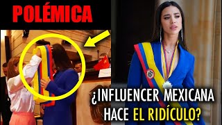 SE RÍEN de INFLUENCER MEXICANA por presumir PREMIO del gobierno de COLOMBIA FALSO!